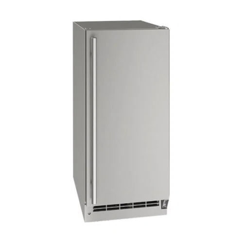 U-Line Outdoor Nugget Ice Machine with Reversible Hinge with Pump