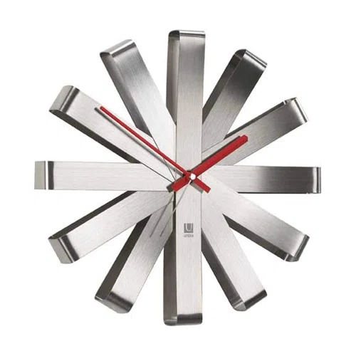 Umbra Stainless Ribbon Clock