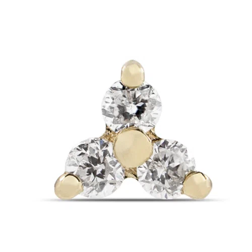 Valensole 19G Amis Diamond Trio Flat Back Stud