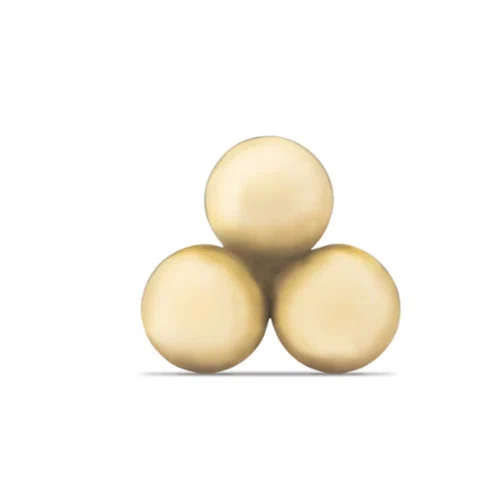 Valensole 19G Amis Gold Ball Trio Flat Back Stud