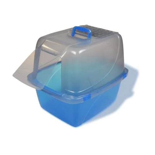 Van Ness Extra Large Translucent Enclosed Cat Pan