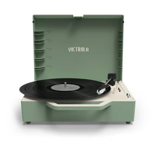Victrola Re-Spin Sustainable Bluetooth Suitcase Record Player