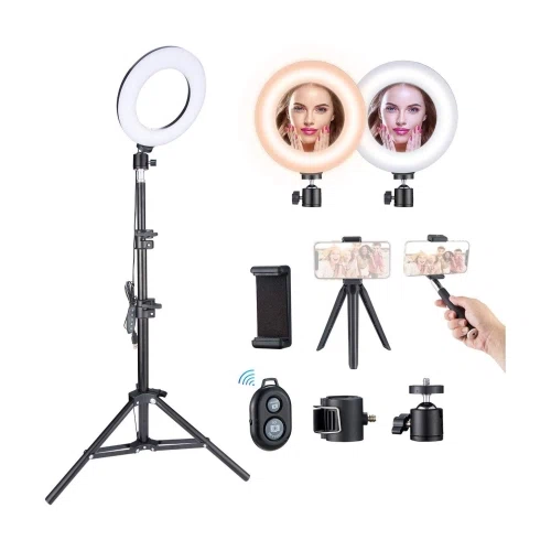 VicTsing Ring Light Kit w/ 5 Light Modes & 5 Brightness
