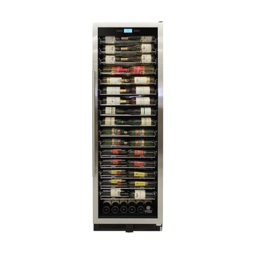 Vinotemp 141-Bottle Single-Zone Backlit Panel Wine Cooler (Stainless)