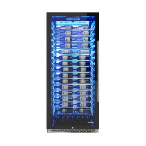 Vinotemp Private Reserve Series 188-Bottle Backlit Panel Commercial 300 Wine Cooler (Left Hinge)