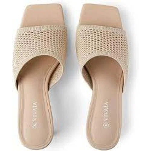 Vivaia Square-Toe Block Heel Slide Juliet