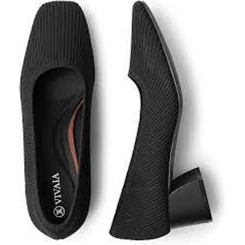 Vivaia Square-Toe Chunky Heels Melody 2.0