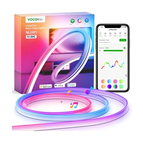 VOCOlinc RGBIC Color Flux Neon Rope Lights - NL2201