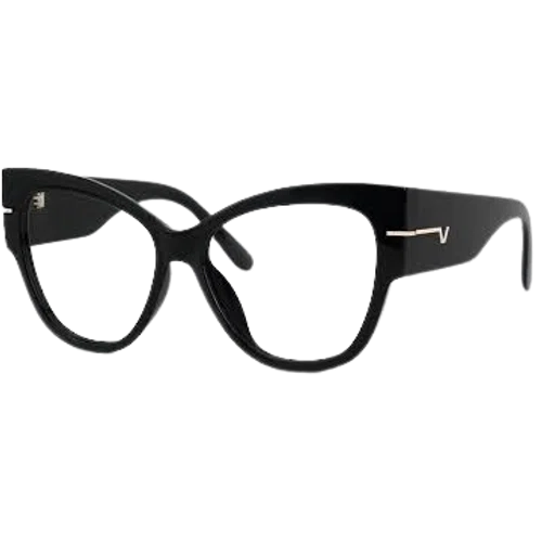 Vooglam Elektra Cat Eye Black Eyeglasses
