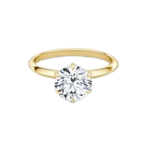 VRAI The Knife-Edge Round Brilliant Engagement Ring