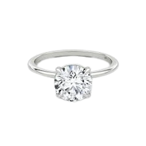 VRAI The Petite 4-Prong Solitaire Round Brilliant Engagement Ring