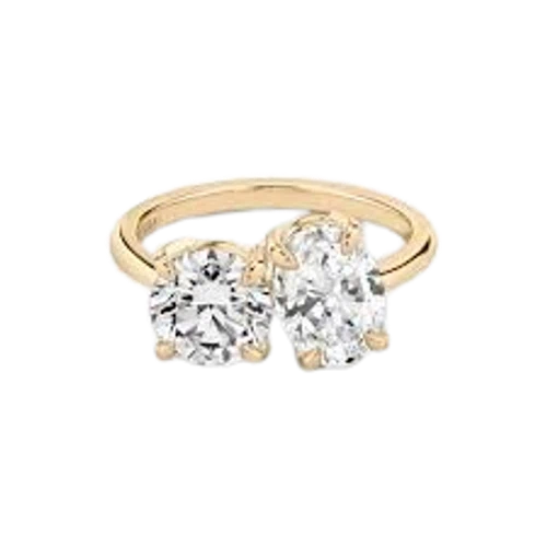 VRAI The Toi et Moi Round Brilliant and Oval Engagement Ring