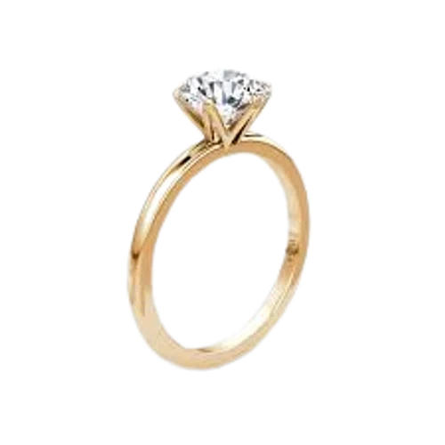 VRAI The V Round Brilliant Engagement Ring