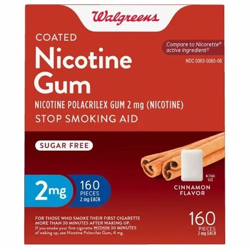 Walgreens Coated Nicotine Gum