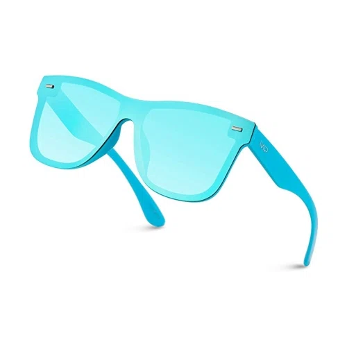 WearMe Pro Full Mirror Flat Lens Square Sunglasses