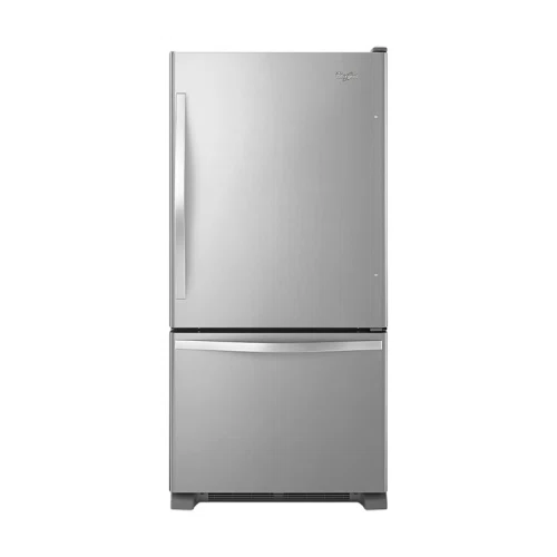 Whirlpool 33-inches wide Bottom-Freezer Refrigerator with SpillGuard Glass Shelves