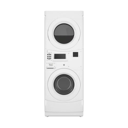 Whirlpool Commercial Electric Stack Washer/Dryer, Non-Vend