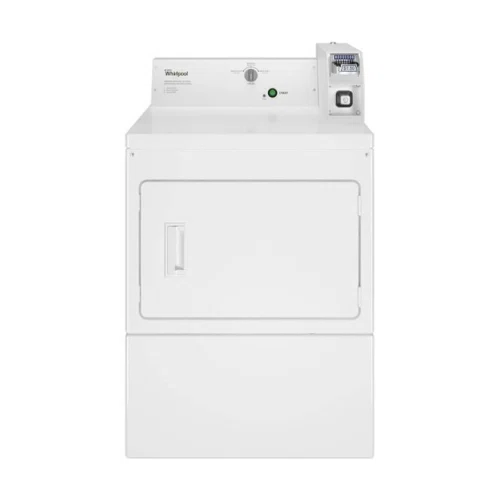 Whirlpool Commercial Electric Super-Capacity Dryer, Coin-Slide and Coin-Box