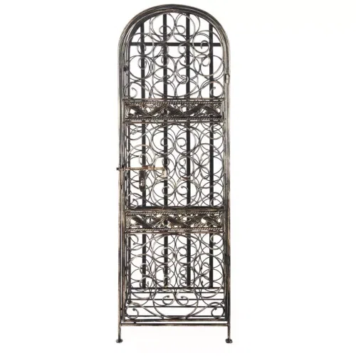 Wine Enthusiast Renaissance Wrought Iron Wine Jail