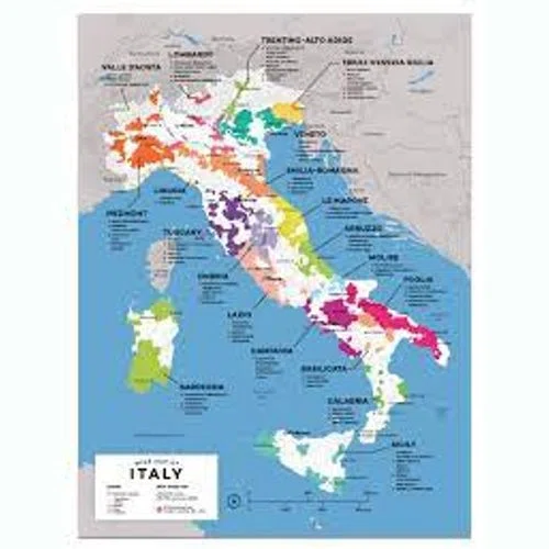 Wine Folly Italy Wine Map