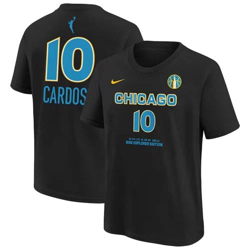 WNBA Unisex Chicago Sky Kamilla Cardoso Nike 2024 Name & Number T-Shirt