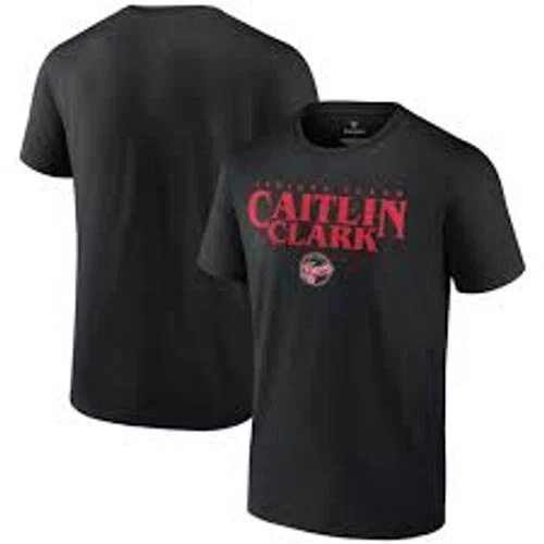 WNBA Unisex Indiana Fever Caitlin Clark Fanatics Branded Black T-Shirt