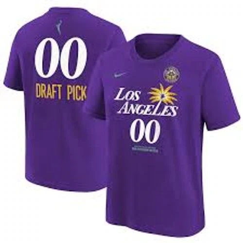 WNBA Youth Los Angeles Sparks Cameron Brink Nike 2024 Name & Number T-Shirt