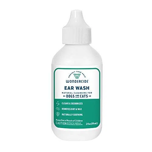 Wondercide Deodorizing Ear Wash for Dogs and Cats
