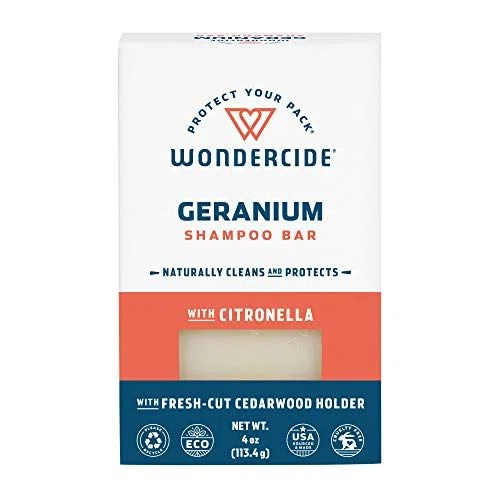 Wondercide Geranium Shampoo Bar for Dogs + Cats