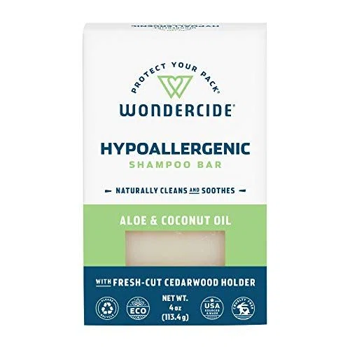 Wondercide Hypoallergenic Shampoo Bar for Dogs and Cats