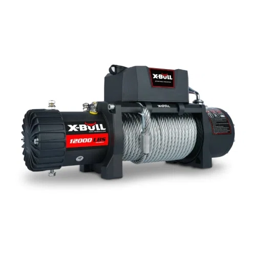 X-BULL Electric Winch 12000 LBS Steel Cable Wireless Remote Off-Road 4WD