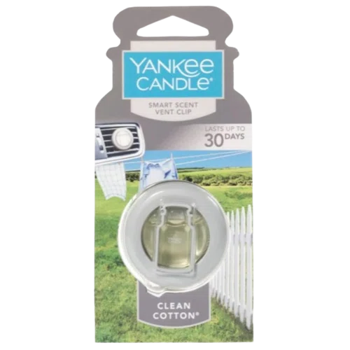 Yankee Candle Clean Cotton Smart Scent Vent Clips