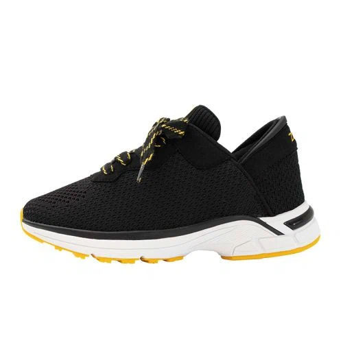 Zeba Shoes Electric Black Hands-free Sneakers
