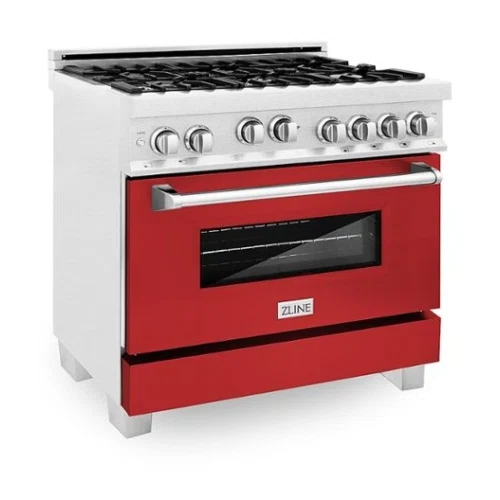 ZLINE 36” DuraSnow Gas Range/Gas Oven
