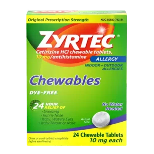 Zyrtec Dye-Free Chewable