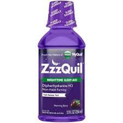 ZzzQuil Nighttime Sleep-aid Warming Berry Liquid